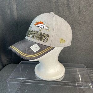 Denver Broncos Conference Champions Super Bowl 50 New Era 9Forty Hat Gray/Gold